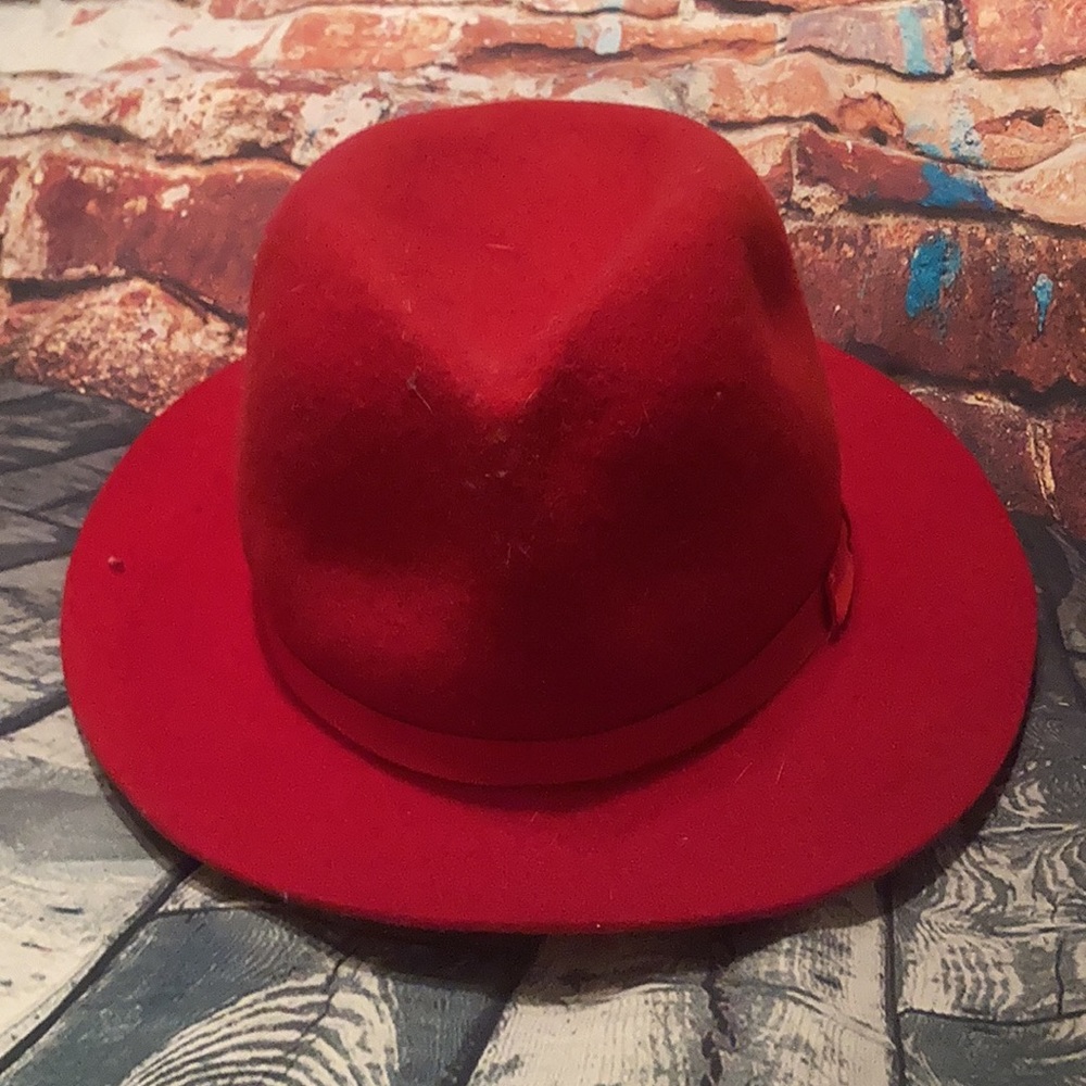 L L BEAN | Made in England | Ref Classic Solid Color Felt Fedora Hat.